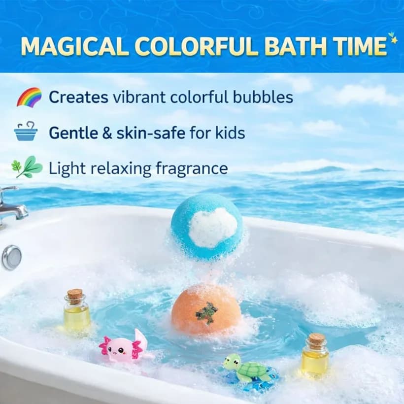 Jouets marins surprise OceanPop : tortue, dauphin, requin et pieuvre en miniature